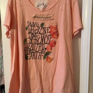 Rare Bird Pink Graphic Tee